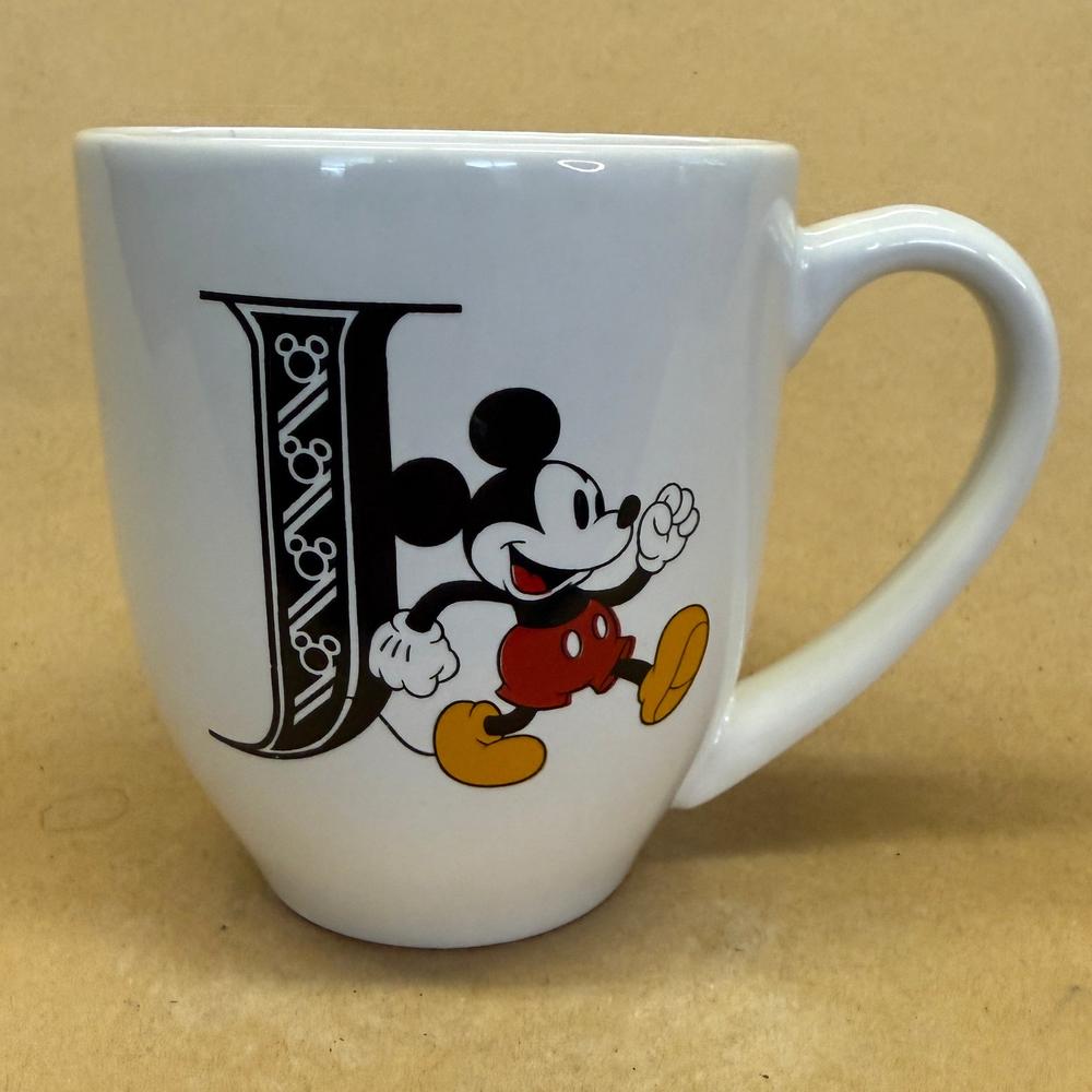 Disney Mickey Mouse Letter J Mug